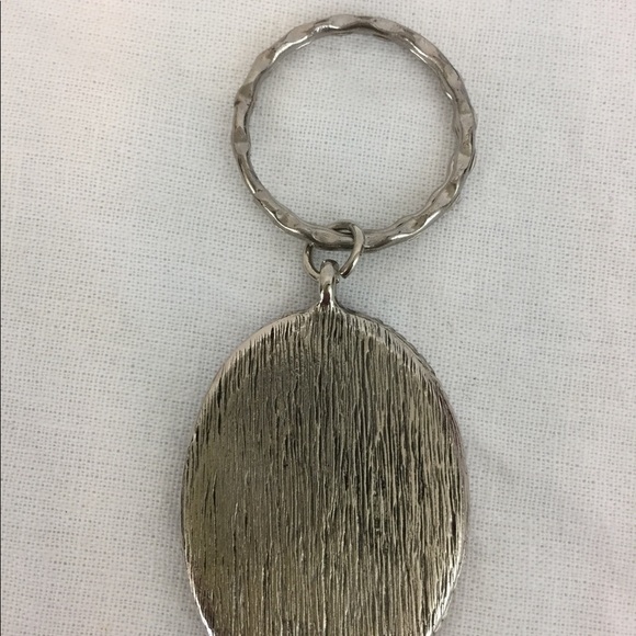 Yin Yang Keychain Floral Keyring - Picture 3 of 3